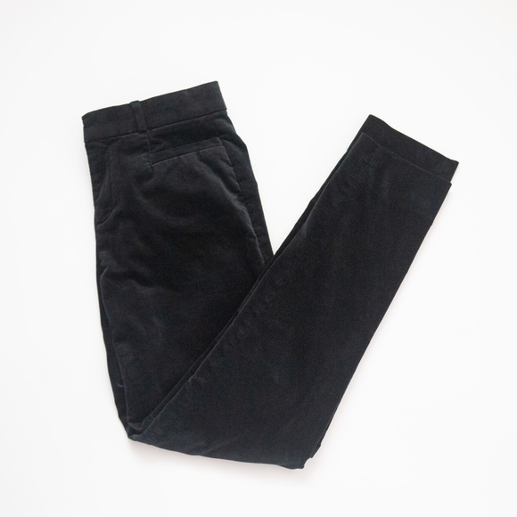 Banana Republic Velvet Tapered Leg Sloan Pants - Picture 2 of 8